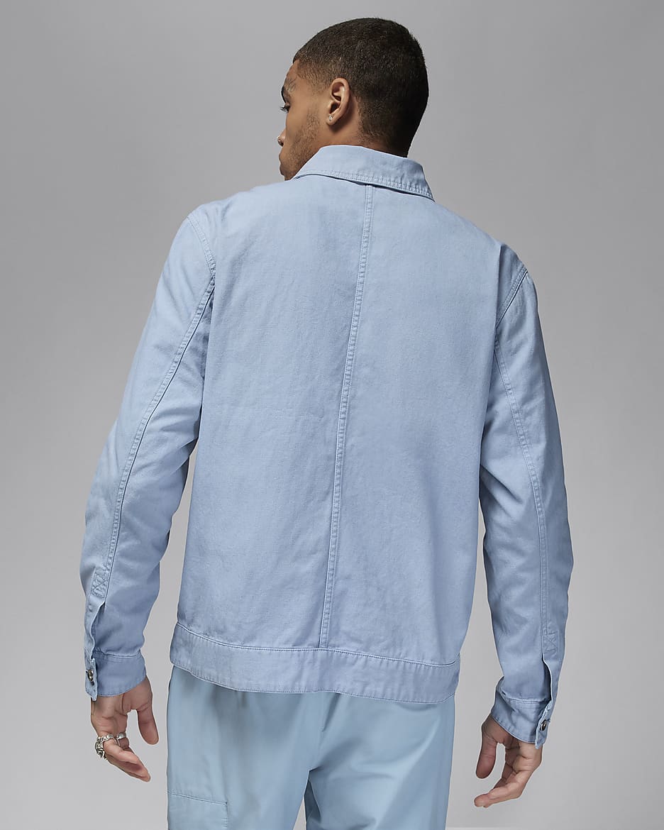 Nike Jordan Essentials Chicago Men s Jacket Blue Cotton